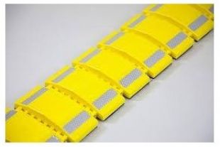 Próg podrzutowy EASYROLL | PCV, tymczasowy, zwijany, drogowy